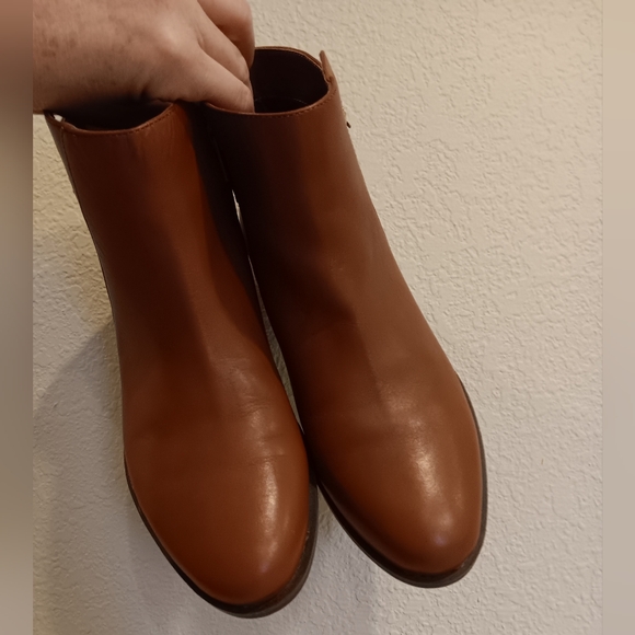 Alfani ankle booties leather  light brown 7M - Picture 9 of 9